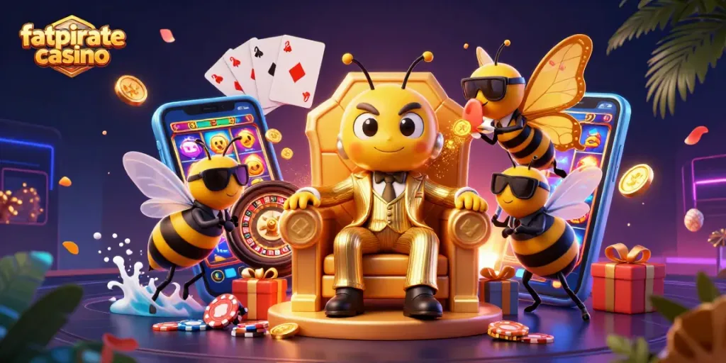 Experience the excitement at fatpirate casino with thrilling games, slot reels, and vibrant visuals.