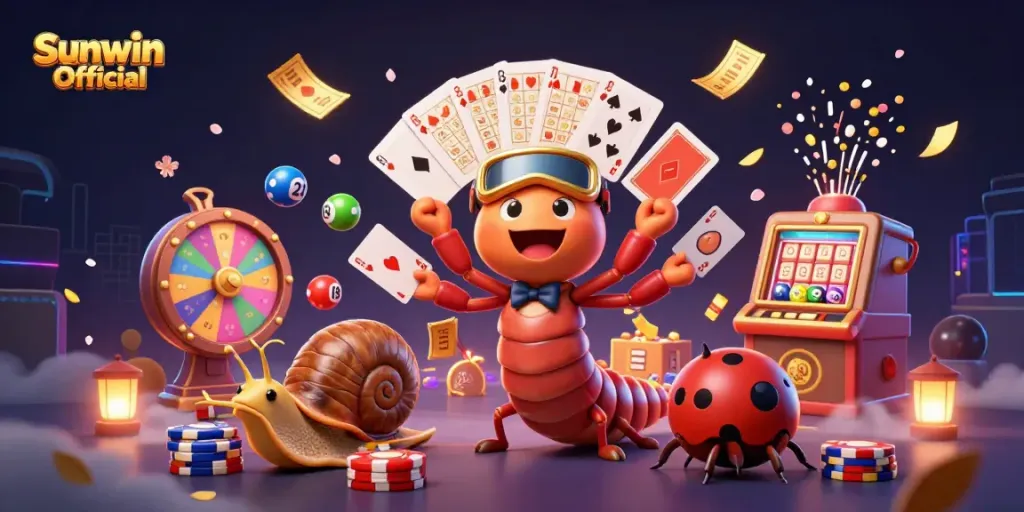 Experience thrilling gameplay at Sunwin Official with dynamic lottery balls and engaging dealer actions.