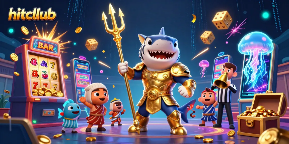 Experience thrilling jackpots at hitcllub with a vibrant underwater casino scene featuring stunning visuals and exciting gameplay.