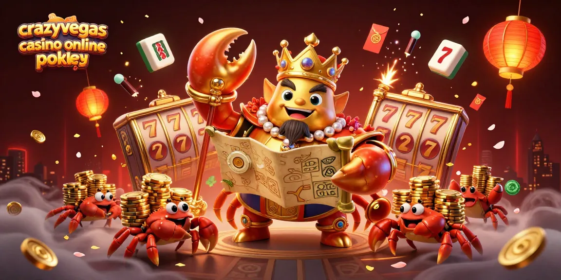 Cruise through amazing wins with crazyvegas casino online pokies featuring golden crab emperor in a vibrant 3D scene.
